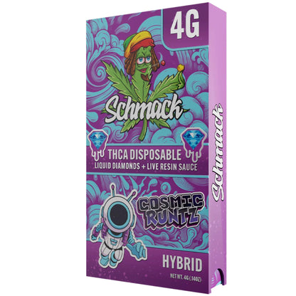 Schmack THC-A Vaporizer 4000mg Live Resin Disposable