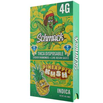 Schmack THC-A Vaporizer 4000mg Live Resin Disposable