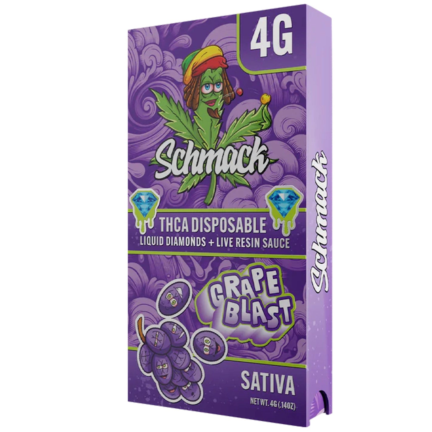 Schmack THC-A Vaporizer 4000mg Live Resin Disposable