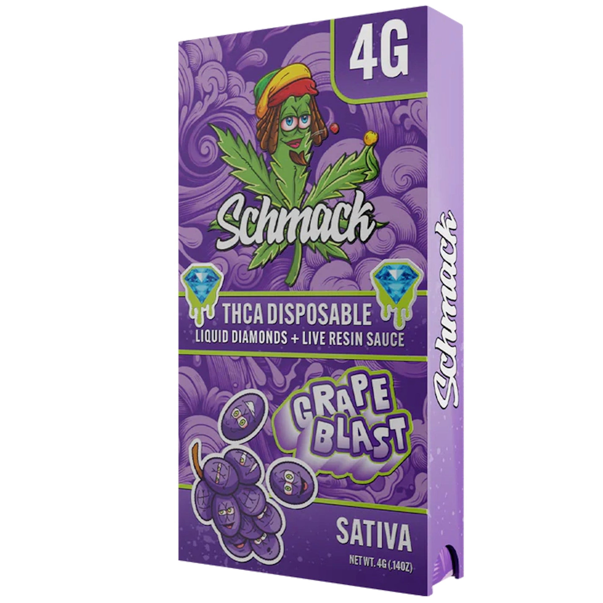 Schmack THC-A Vaporizer 4000mg Live Resin Disposable