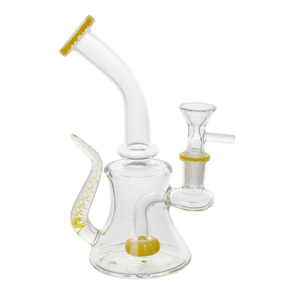 Amy Sea Tales Hourglass Bong 8in Orange