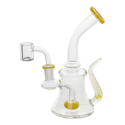 Amy Sea Tales Hourglass Bong 8in Orange