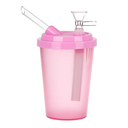 AFG Distribution Secret Sip Coffee Cup Acrylic Bubbler 7in