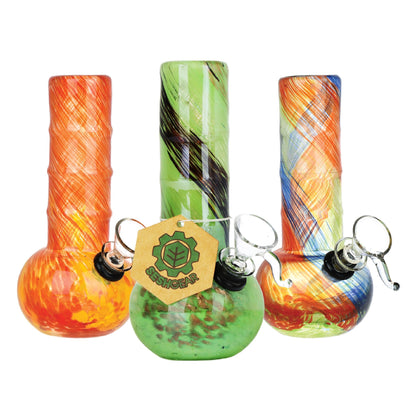 SeshGear Celebrate Joy Soft Glass Bong 6in