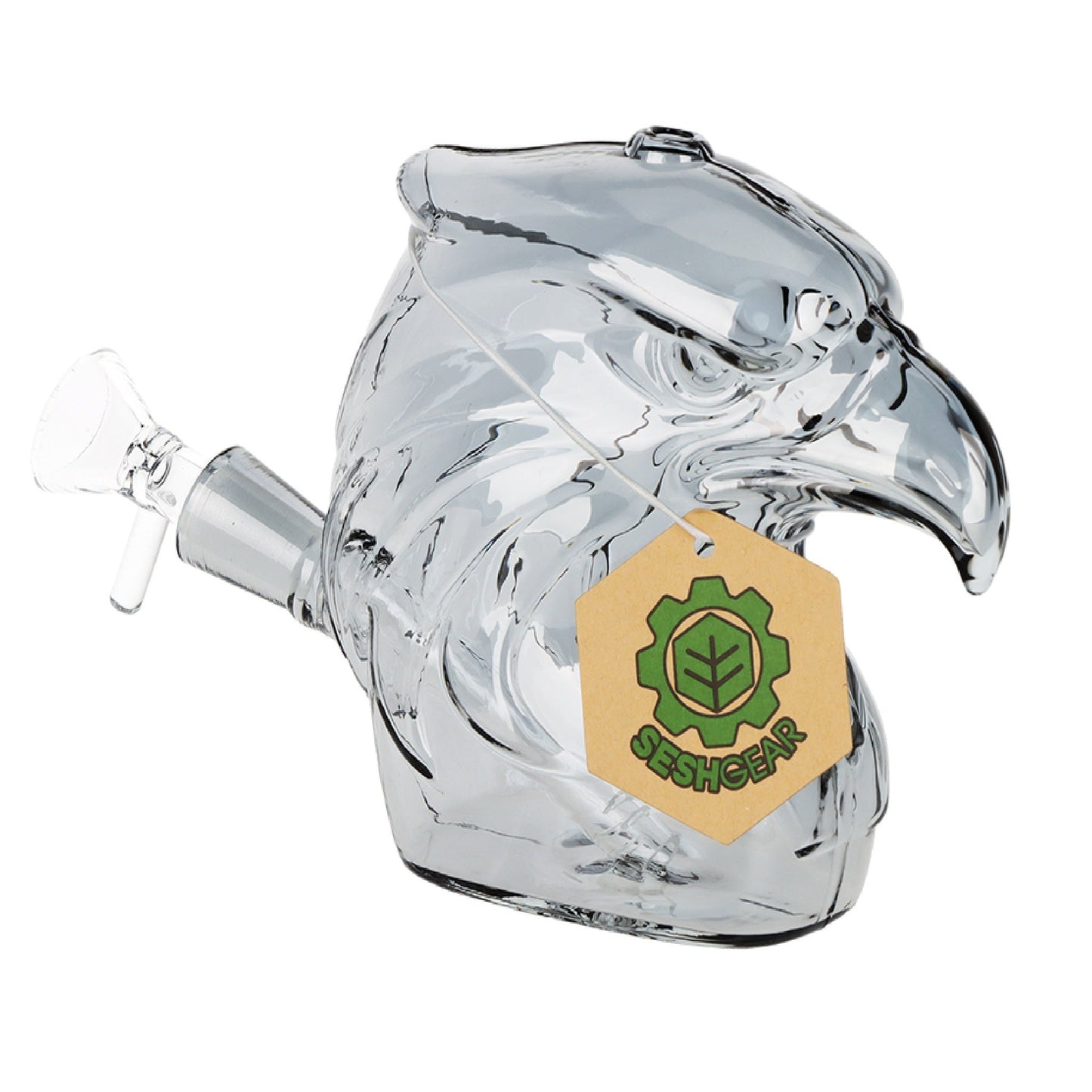 SeshGear Eagle Eye Electroplated Bubbler 4.75in