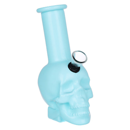 SeshGear Pastel Skull Glass Bong 6in