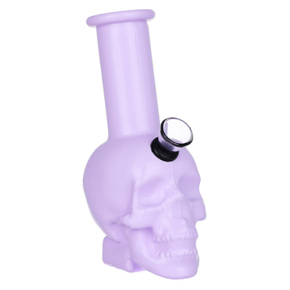 SeshGear Pastel Skull Glass Bong 6in