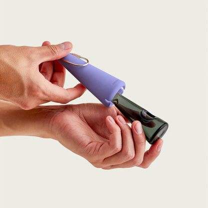 Session Modern Hand Pipe Borosilicate Glass Silicone Case