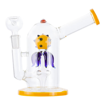 Squid Chamber Perc Bong 6in