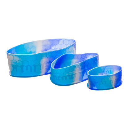 Siliclab Technologies Silicone Ring Pipe Cover Small Blue Tie Dye