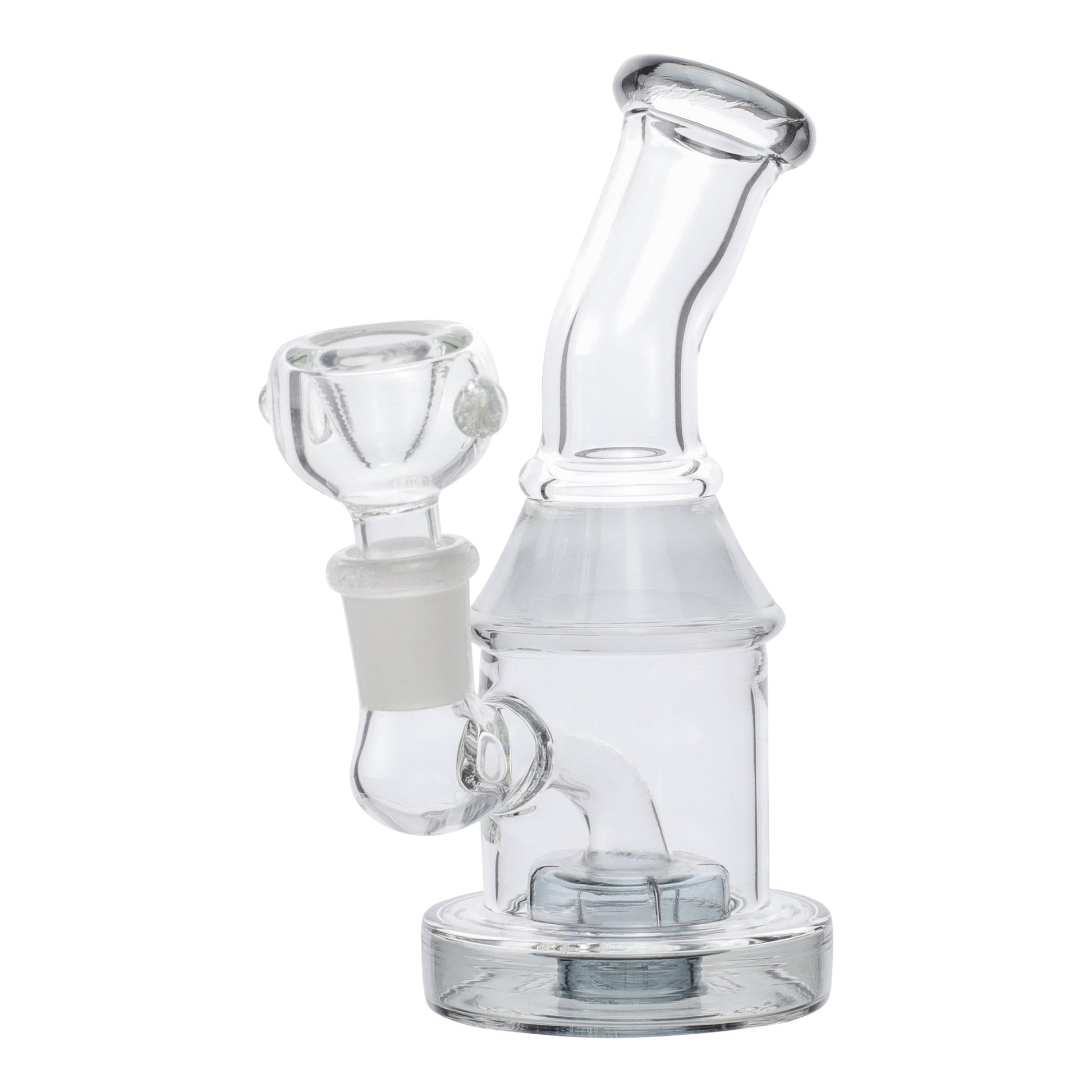 Silver Matrix Mini Bong 5in