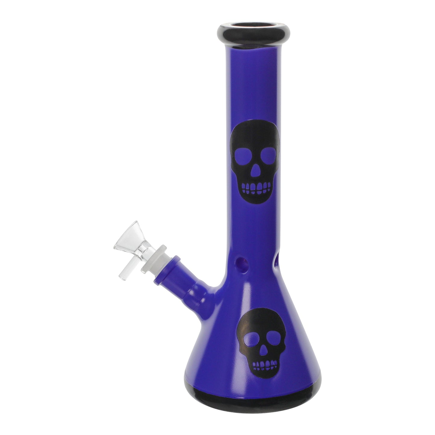 Amy Skeletal Beaker Bong 10in Glass