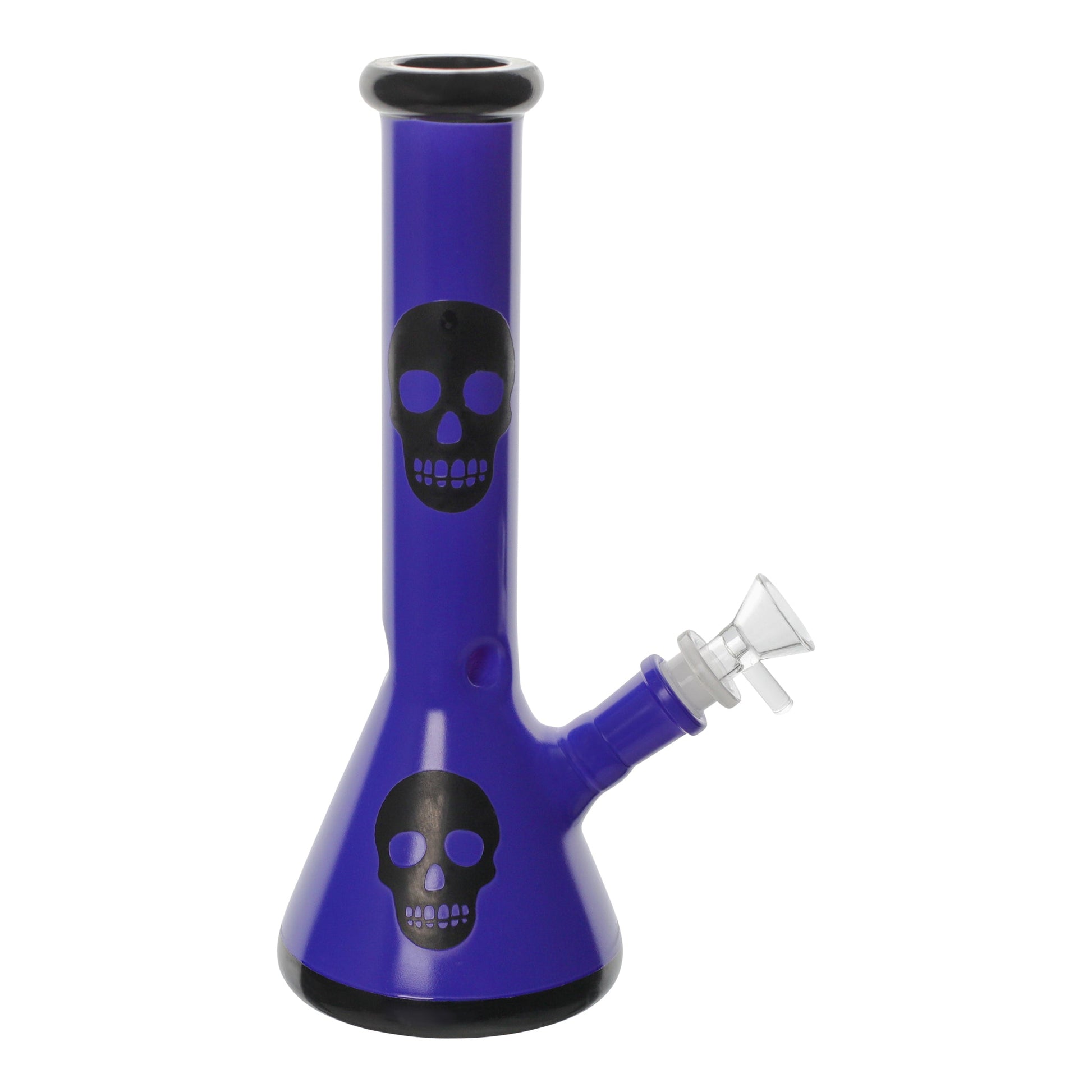Amy Skeletal Beaker Bong 10in Glass
