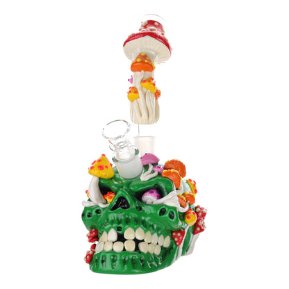 Royal Glass Skull Decay Bubbler Bong 10in