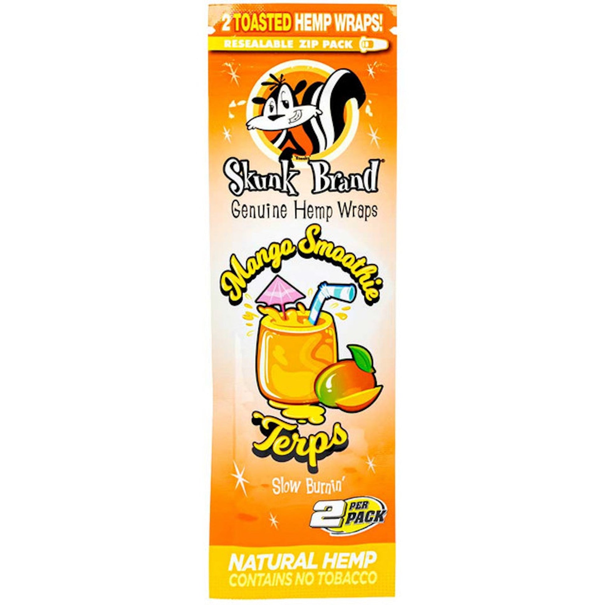 Skunk Terp Infused Hemp Wraps 2 Pack 4ct