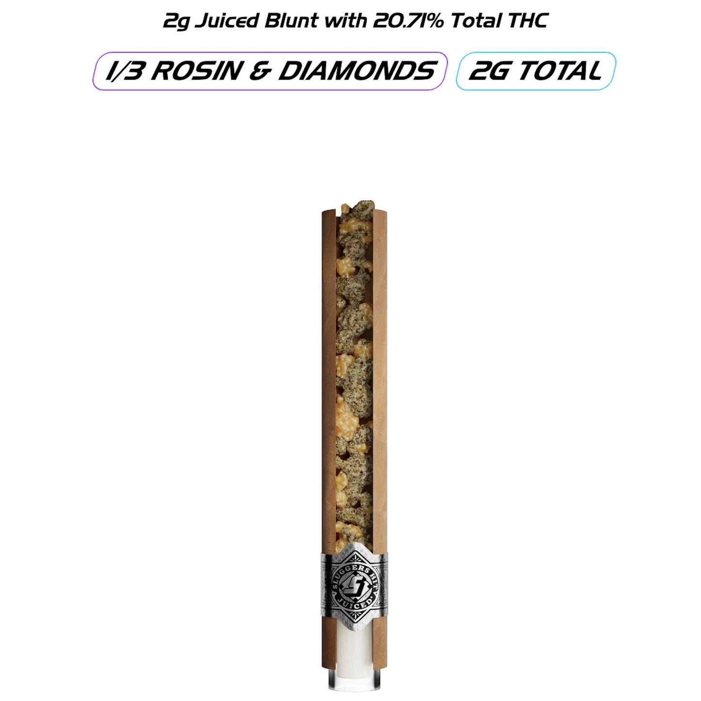 Sluggers Hit Infused THC-A Blunt 2g