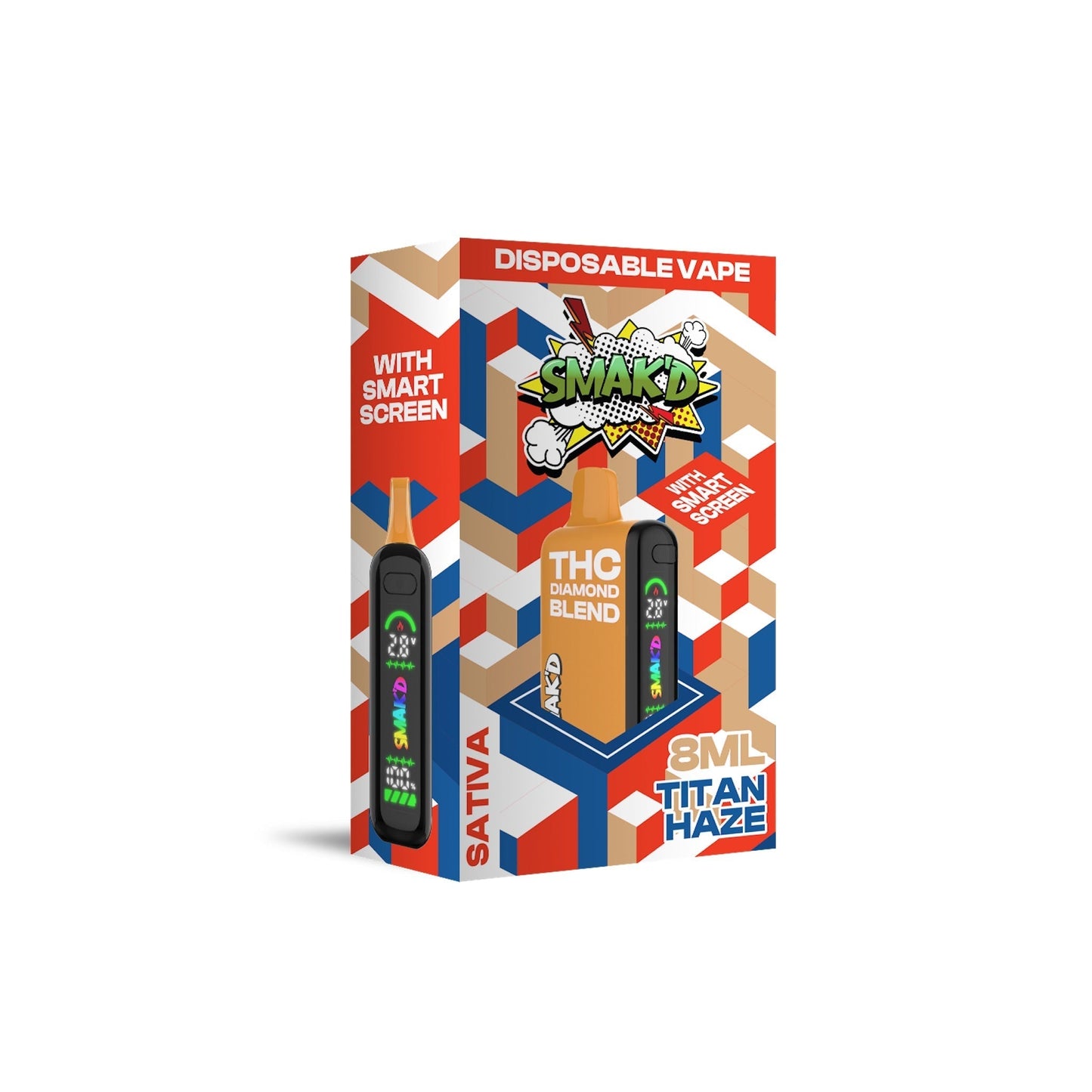 Smakd Diamond Blend THC-A Vaporizer 8000mg