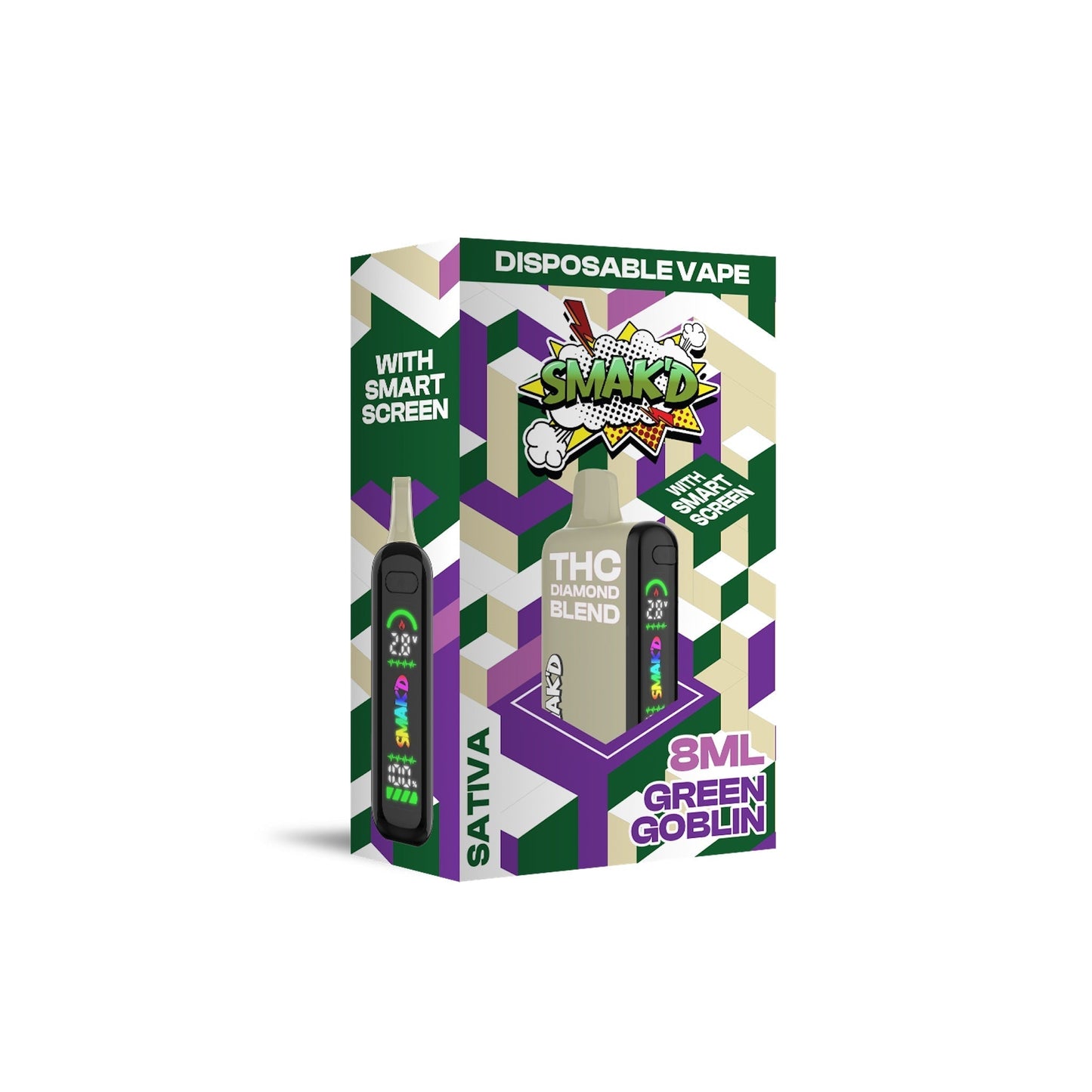 Smakd Diamond Blend THC-A Vaporizer 8000mg