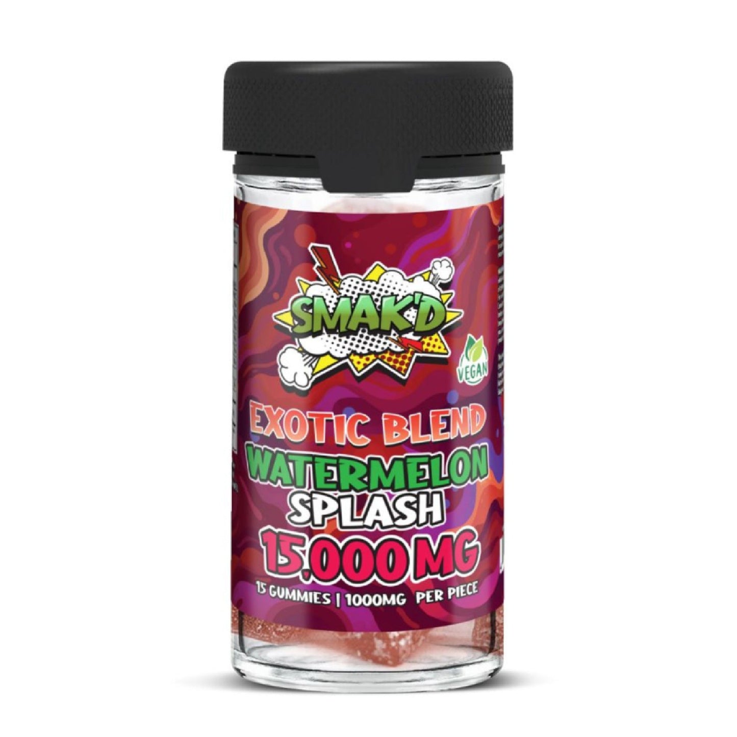Smakd Exotic Blend Delta 8 HHC CBN Gummies 15000mg