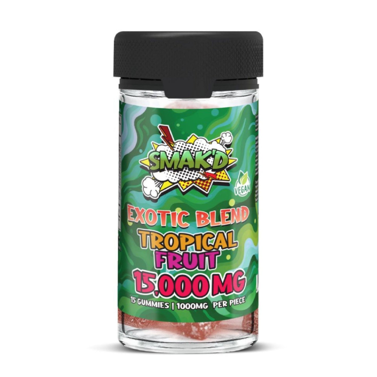 Smakd Exotic Blend Delta 8 HHC CBN Gummies 15000mg