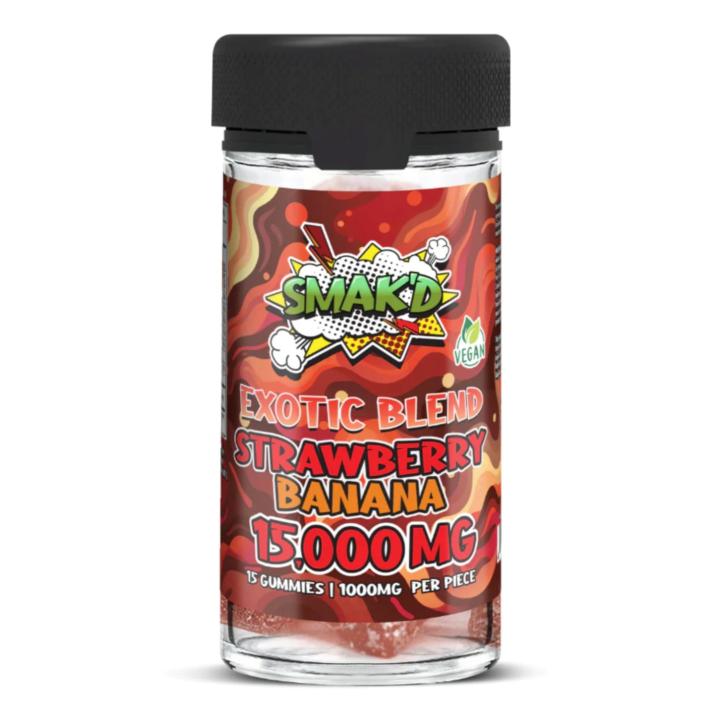 Smakd Exotic Blend Delta 8 HHC CBN Gummies 15000mg