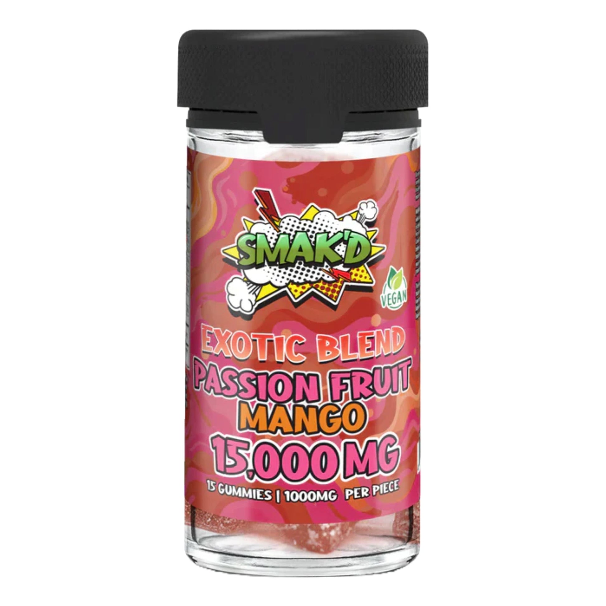 Smakd Exotic Blend Delta 8 HHC CBN Gummies 15000mg