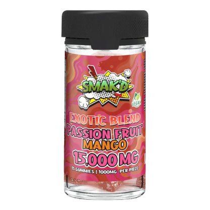 Smakd Exotic Blend Delta 8 HHC CBN Gummies 15000mg