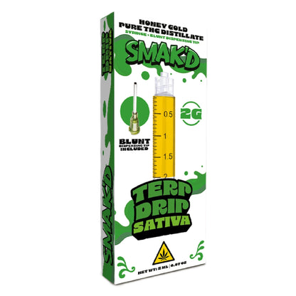 Smakd Honey Gold THC Pure Distillate Syringe 2000mg