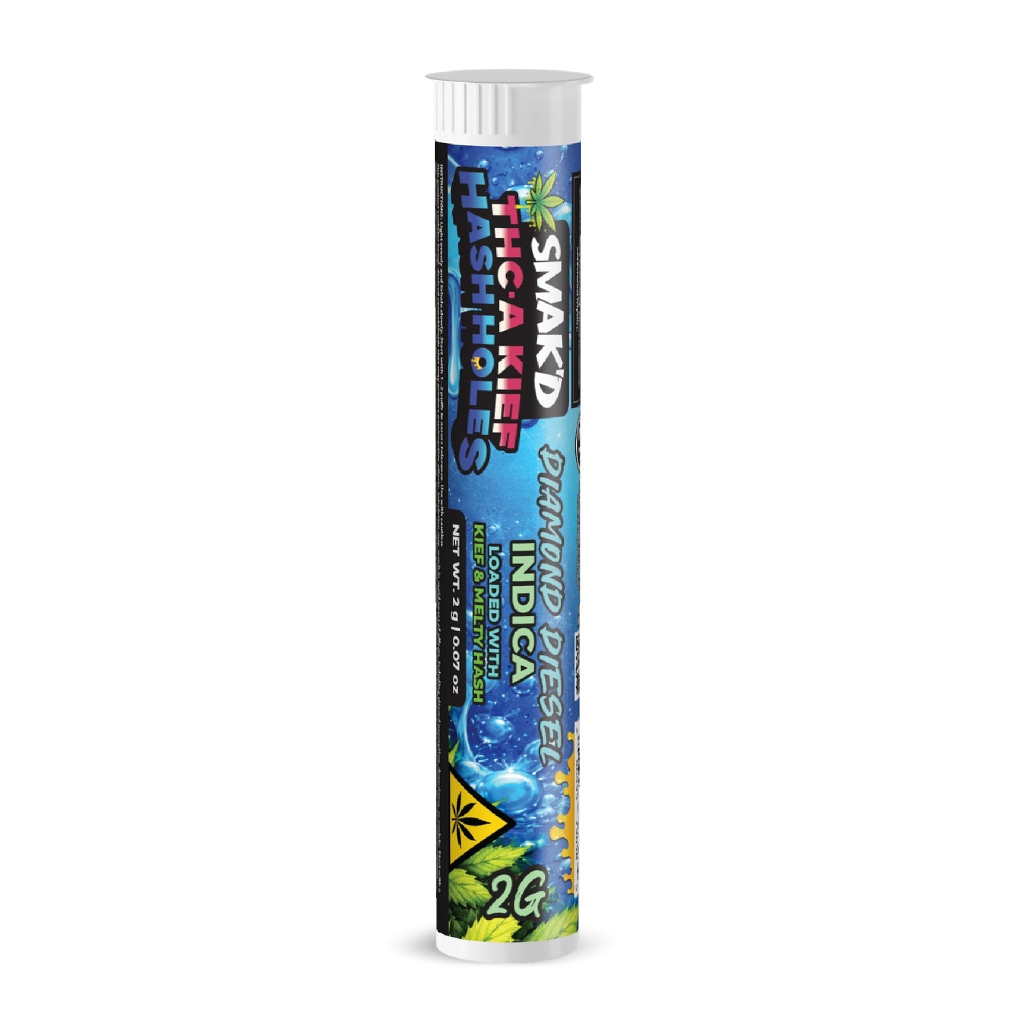 Smakd THC-A Kief Hash Hole Pre-Roll 2g