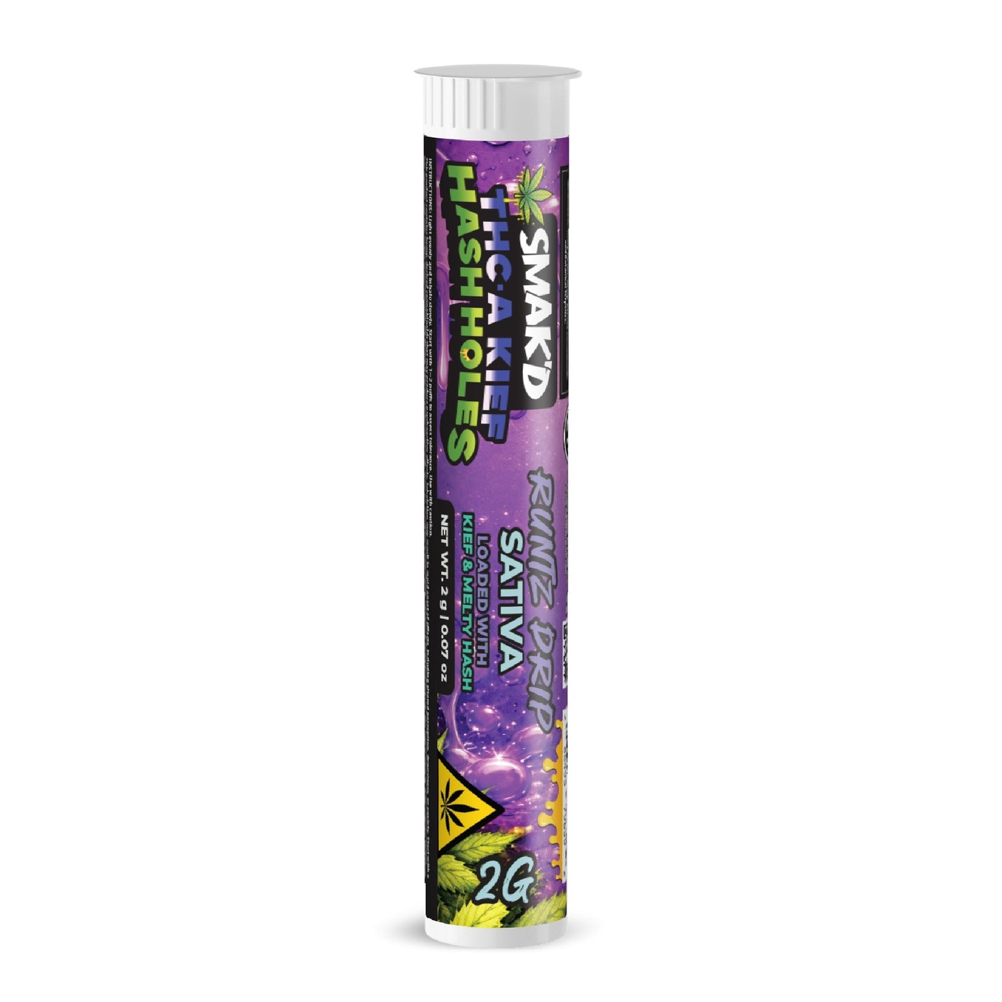 Smakd THC-A Kief Hash Hole Pre-Roll 2g