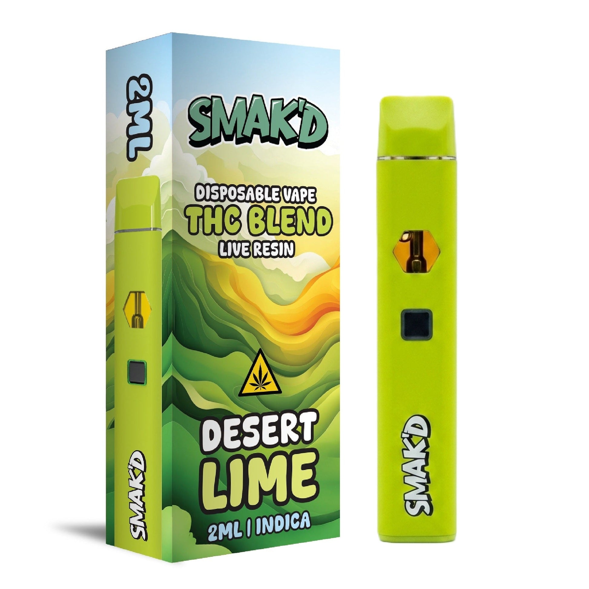 Smakd THC Blend Live Resin Vaporizer 2000mg