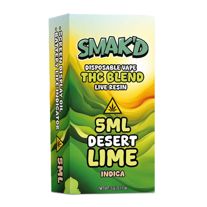 Smak'd THC Blend Live Resin Vaporizer 5000mg