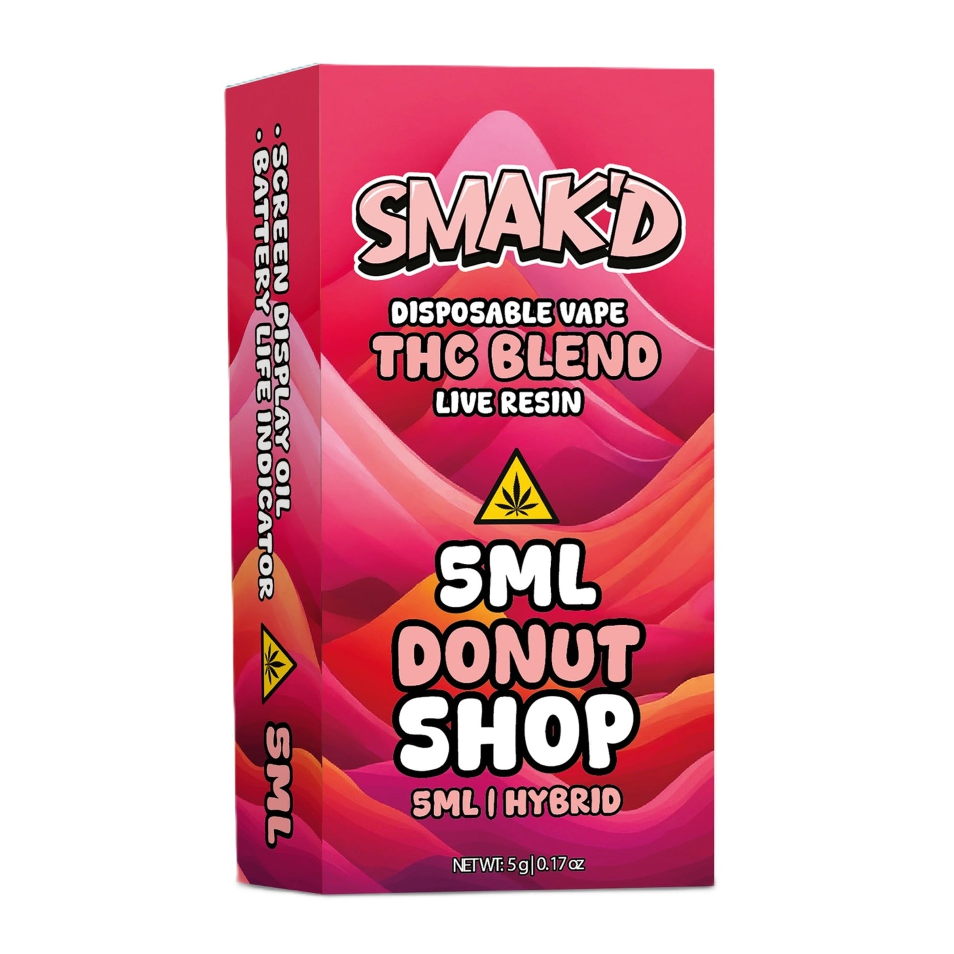 Smak'd THC Blend Live Resin Vaporizer 5000mg