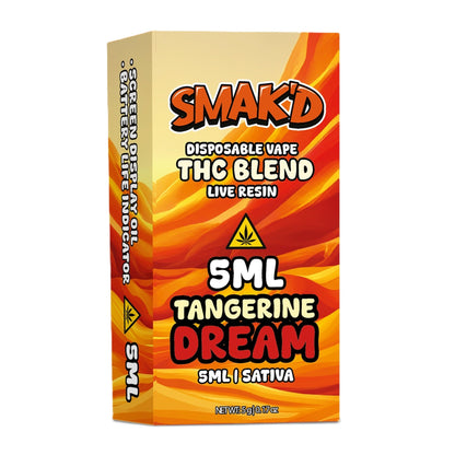 Smak'd THC Blend Live Resin Vaporizer 5000mg