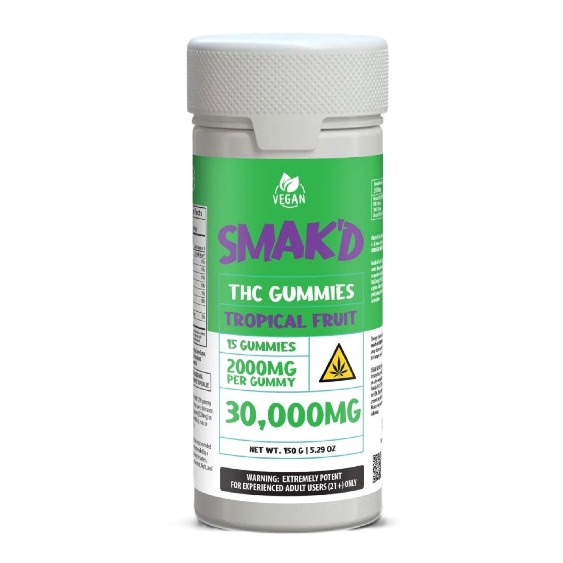 Smakd THC Gummies 30000mg 15ct