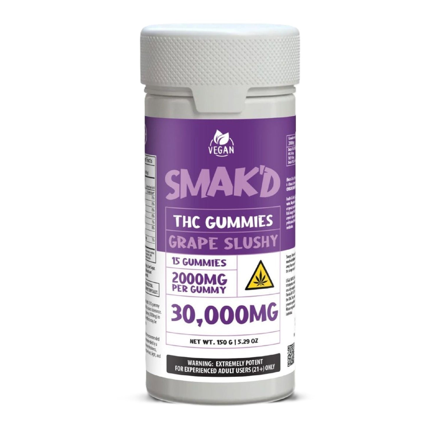 Smakd THC Gummies 30000mg 15ct