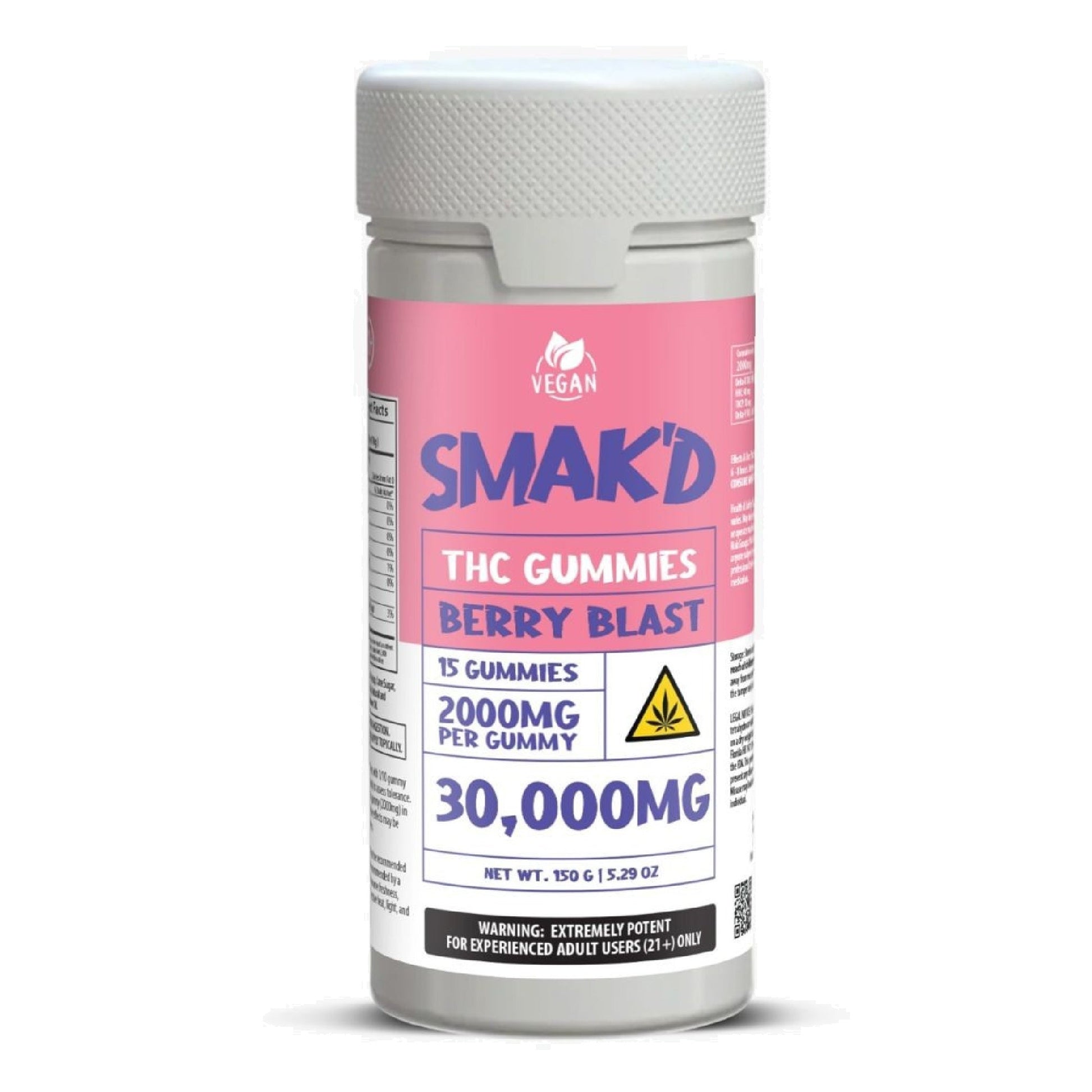 Smakd THC Gummies 30000mg 15ct