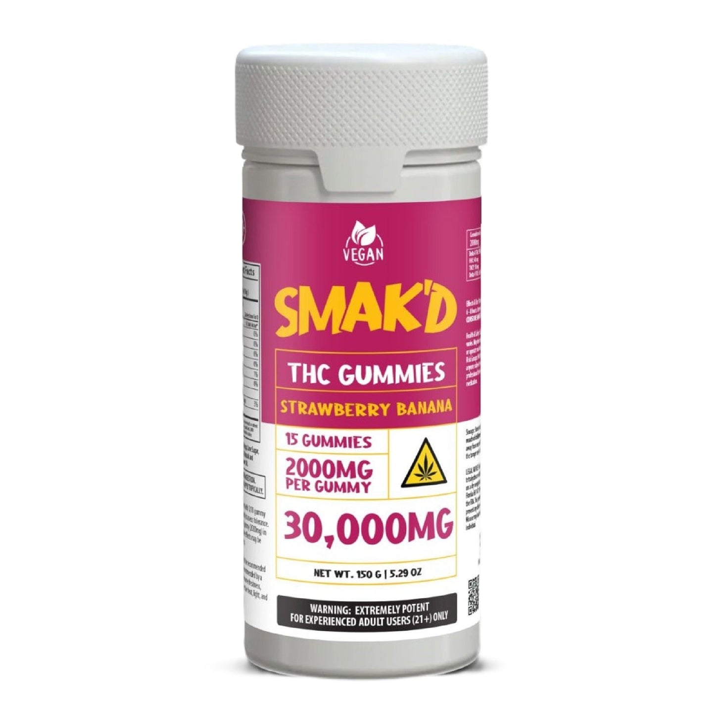 Smakd THC Gummies 30000mg 15ct