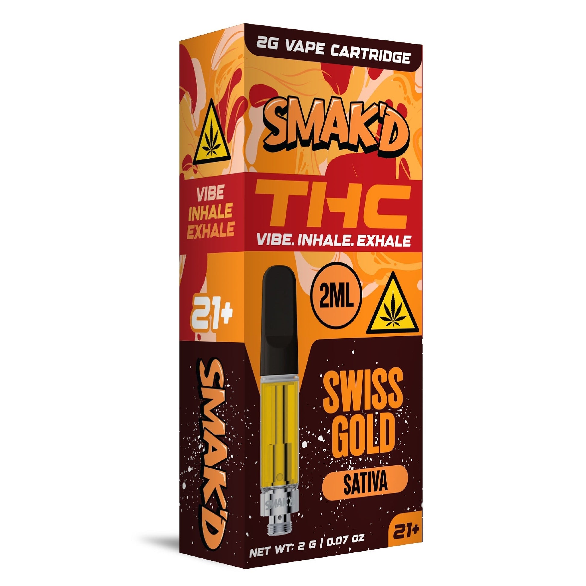 Smakd THC Vape Cartridge 2000mg