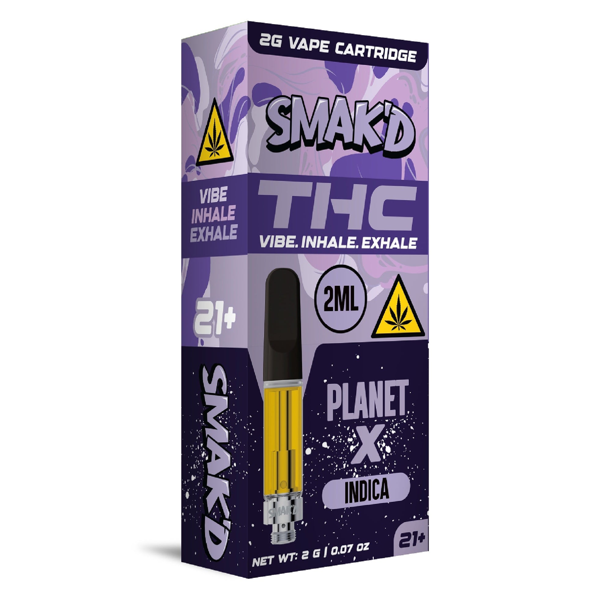 Smakd THC Vape Cartridge 2000mg