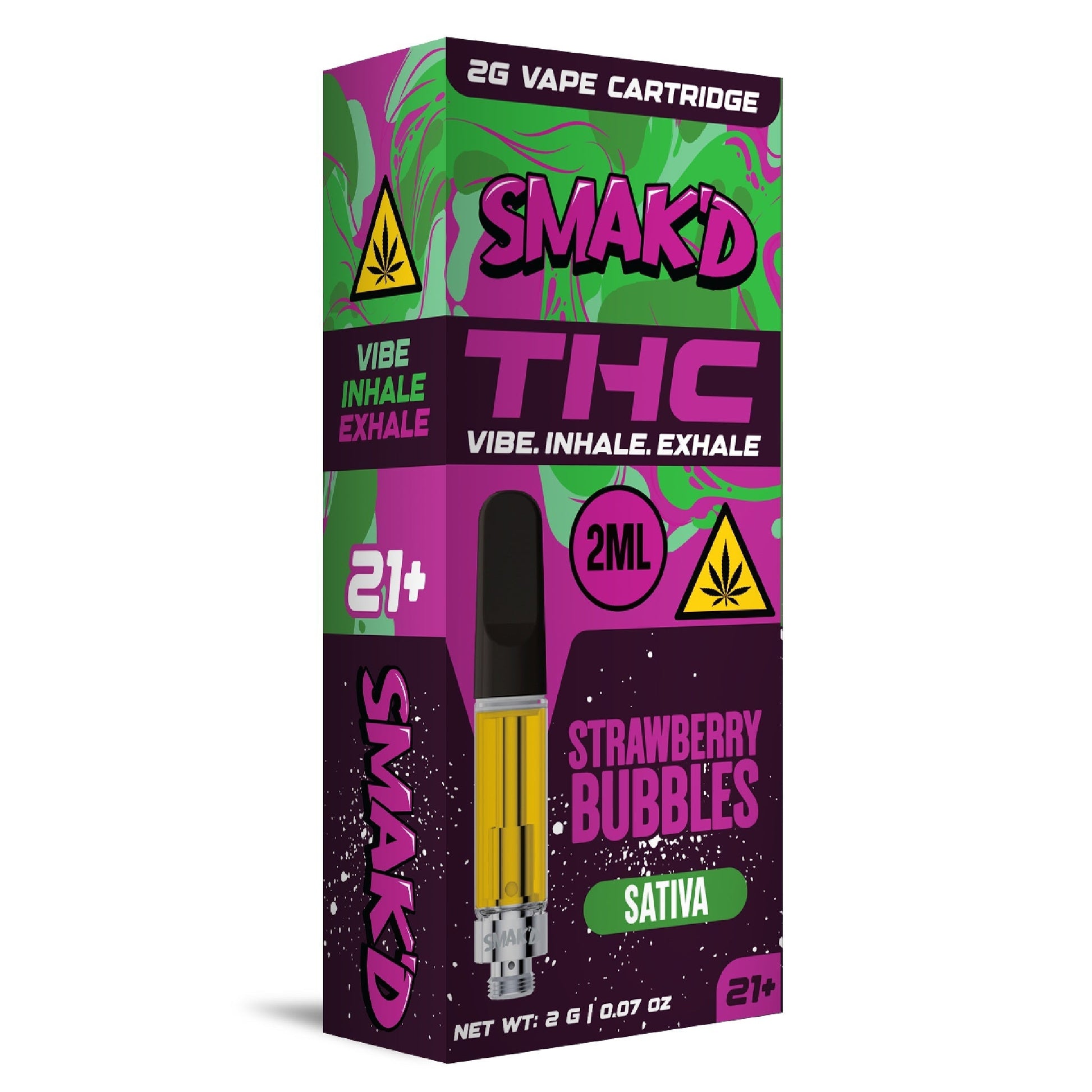 Smakd THC Vape Cartridge 2000mg