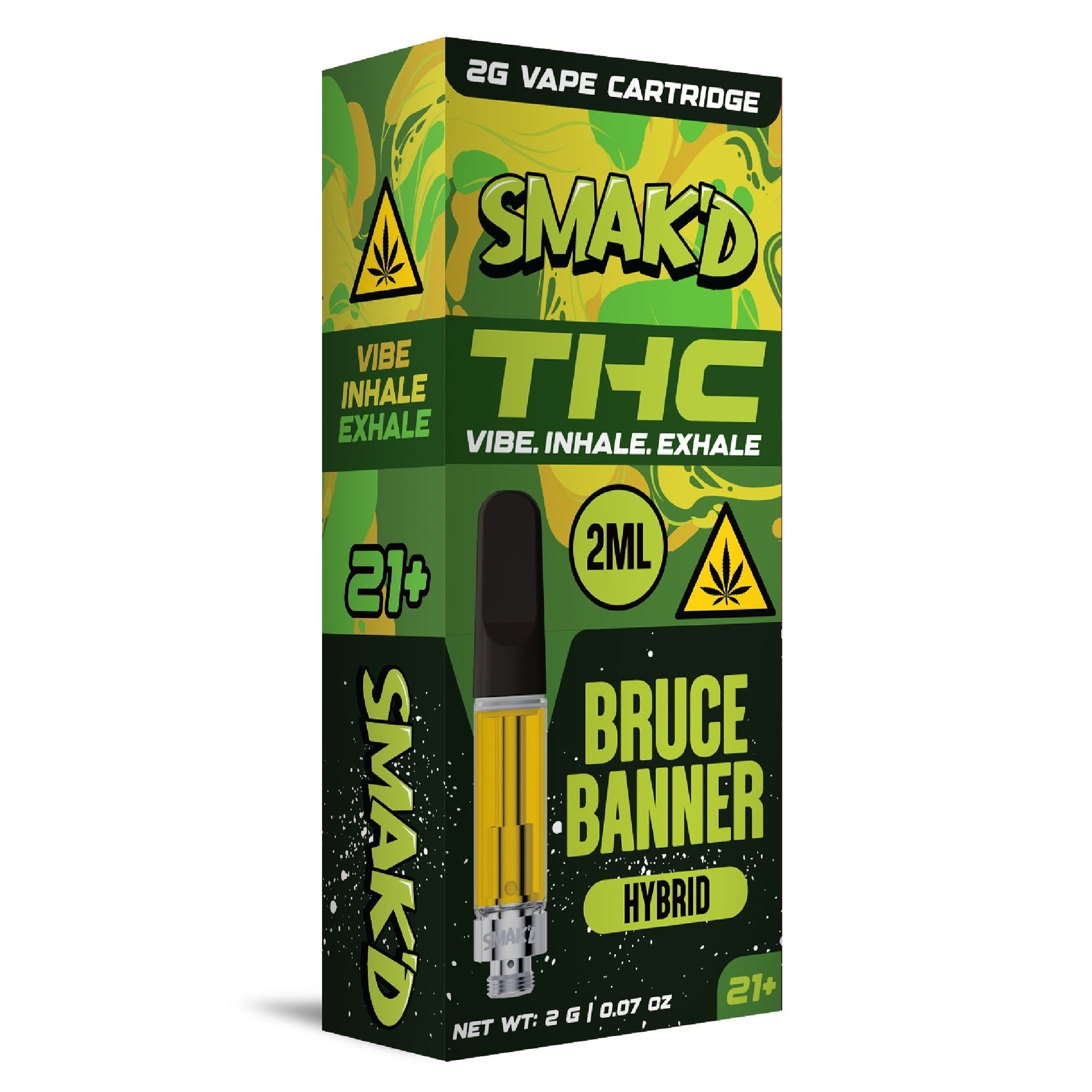 Smakd THC Vape Cartridge 2000mg