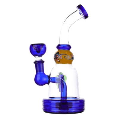 Allied International Smooth Swerve Percolator Bong 6in