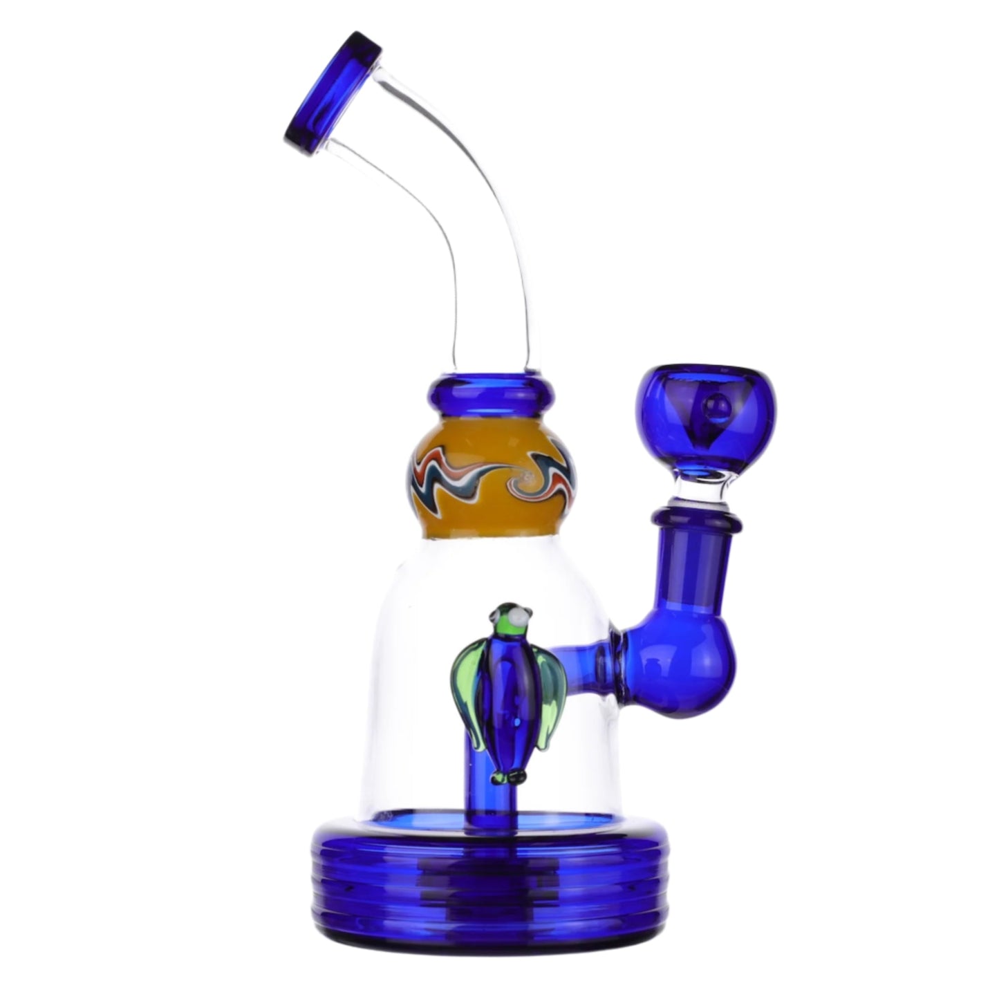 Allied International Smooth Swerve Percolator Bong 6in