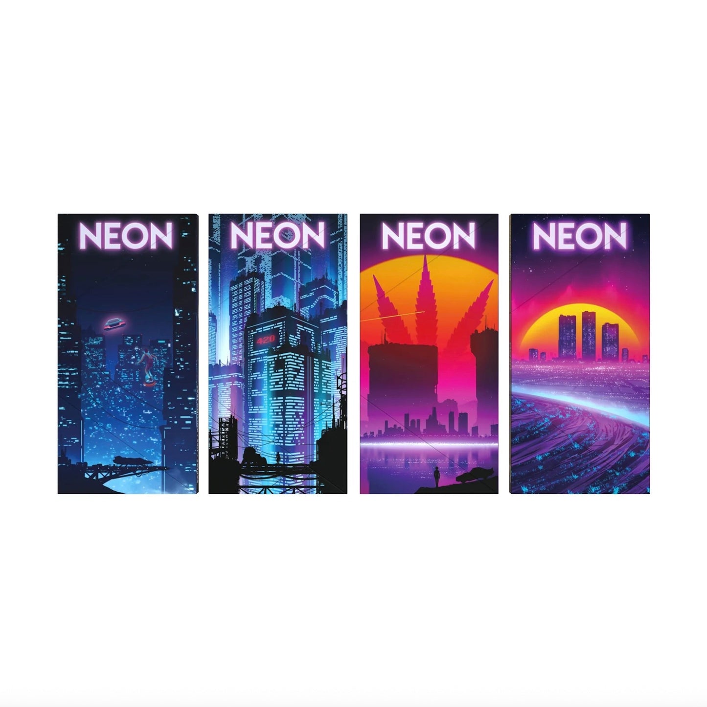 Snail Neon King Size Rolling Papers + Tips