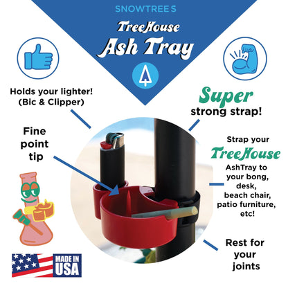 Snowtree TreeHouse Bong Attachment Ashtray