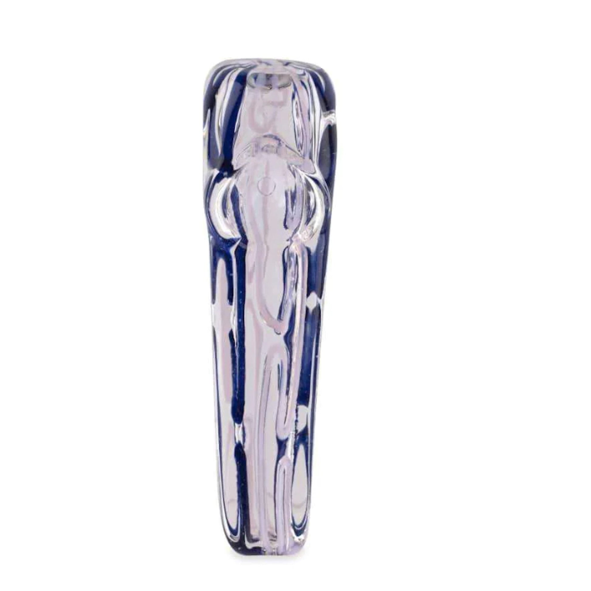 Cannatron Solid Striped One Hitter 4in Borosilicate Glass