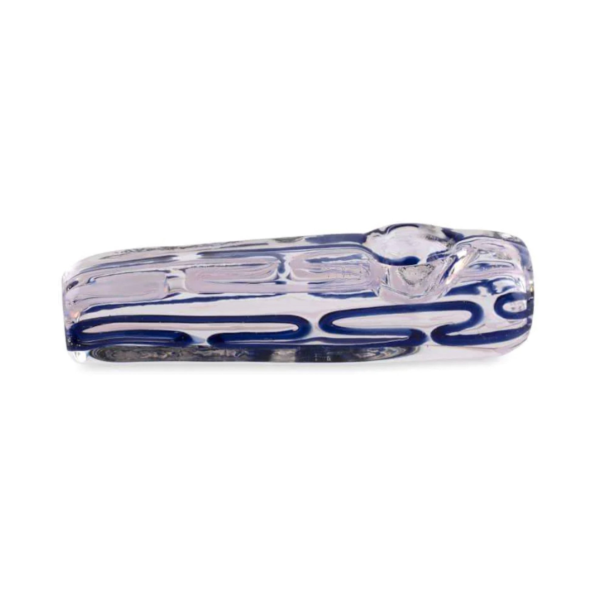 Cannatron Solid Striped One Hitter 4in Borosilicate Glass