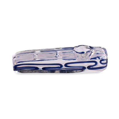 Cannatron Solid Striped One Hitter 4in Borosilicate Glass