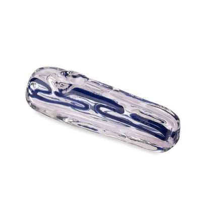 Cannatron Solid Striped One Hitter 4in Borosilicate Glass